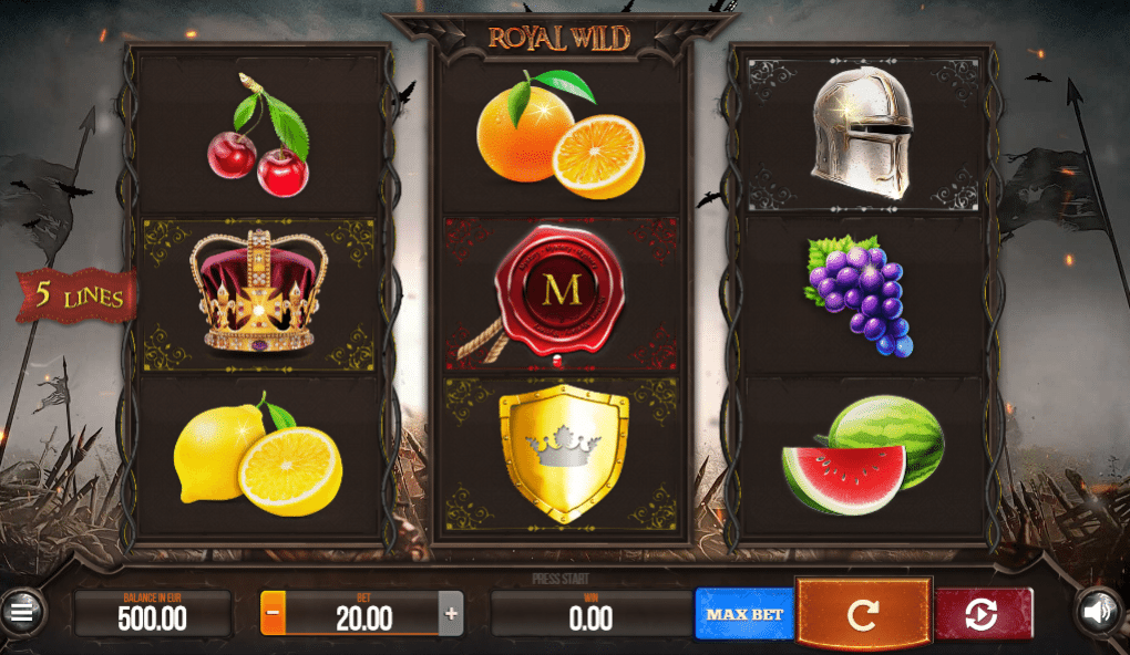 Slot Machine Royal Wild Online Free