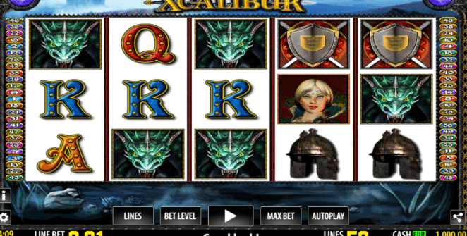 Xcalibur Free Online Slot