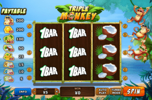 Free Slot Online Triple Monkey