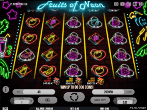 Free Slot Online Fruits of Neon