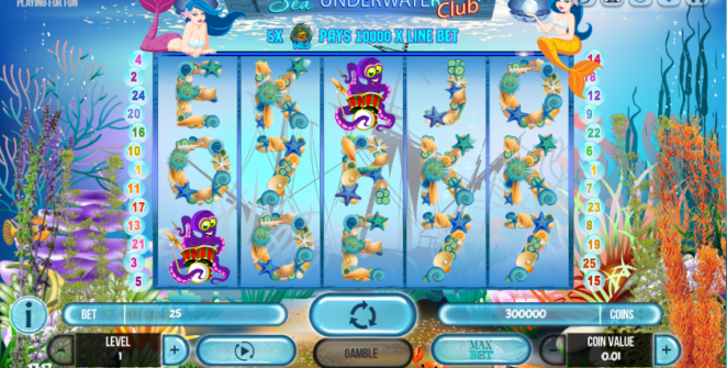 Free Sea Underwater Club Slot Online