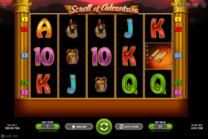 Slot Machine Scroll of Adventure Online Free