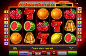 Online Amazing Sevens Slot for Free