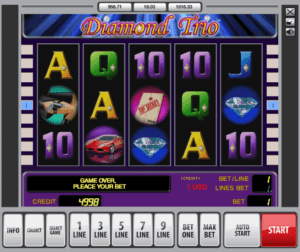 Online Slot Machine Diamond Trio