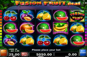 Online Slot Fusion Fruit Beat Novomatic to Play