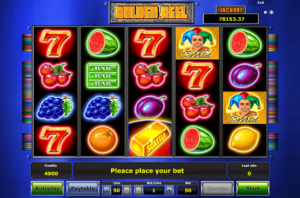 Online Slot Machine Golden Reel Novomatic
