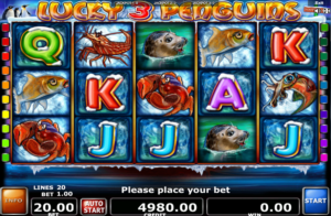 Slot Lucky 3 Penguins Novomatic Online for Free