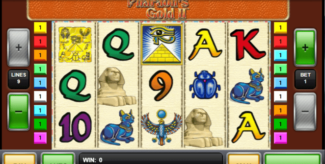 Slot Machine Pharaohs Gold II Mobile Online Free