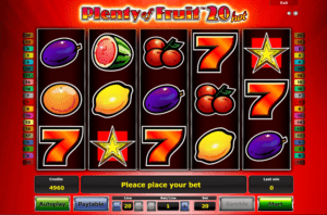 Plenty of Fruit 20 Hot Free Online Slot