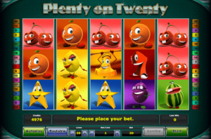 Free Slot Online Plenty on Twenty Mobile