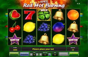 Free Red Hot Burning Slot Online