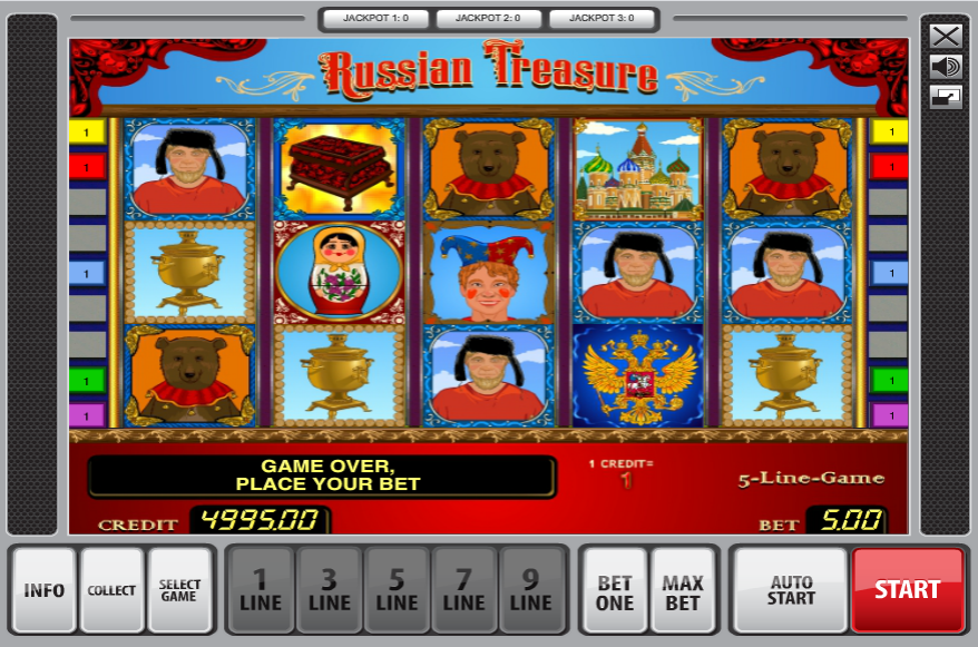 Free Russian Treasure Slot Online