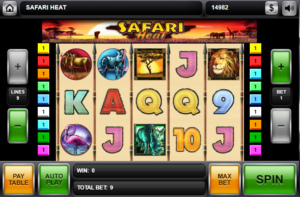 Slot Machine Safari Heat Mobile Novomatic Online Free