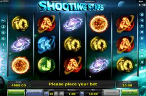 Shooting Stars Free Online Slot