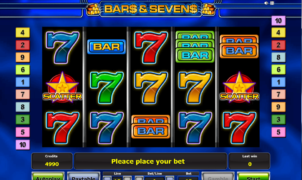 Slot Machine The Bars and Sevens Online Free