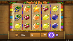 Slot Machine Fruits of the Nile Online Free