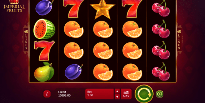 Imperial Fruits 40 lines Free Online Slot