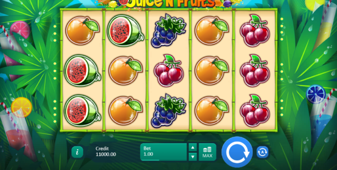Slot Machine Juice and Fruits Online Free