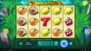 Slot Machine Juice and Fruits Online Free