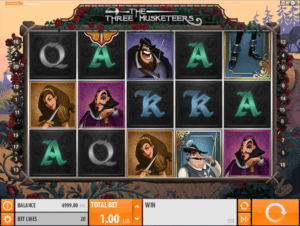 Free The Three Musketeers QuickSpin Slot Online
