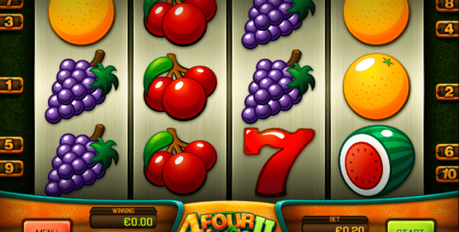 Slot Machine Four Fruits 2 Online Free