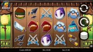 Free Legend of the 5 Ninjas Slot Online