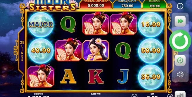 Slot Machine Moon Sisters Online Free