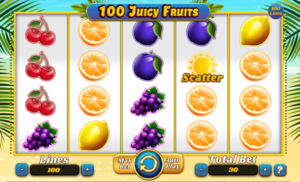 Free 100 Juicy Fruits Slot Online