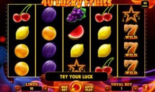 Slot Machine 40 Lucky Fruits Online Free
