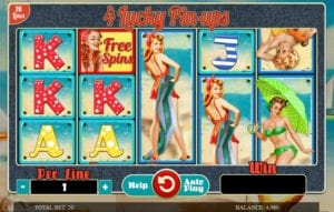 4 Lucky Pinups Free Online Slot