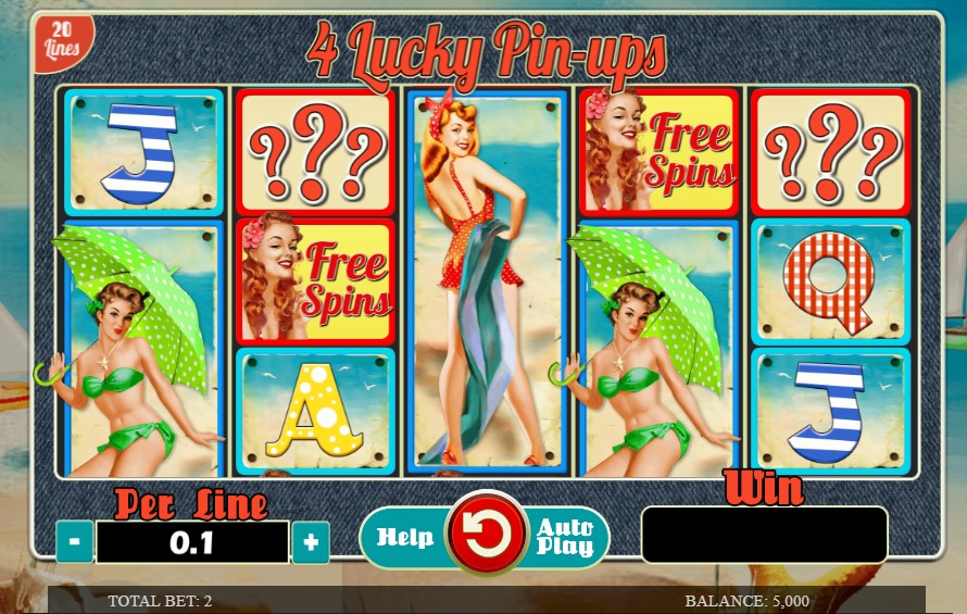 4 Lucky Pinups