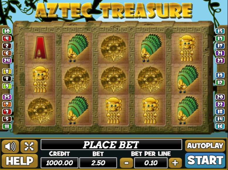 Aztec Treasure Playpearls