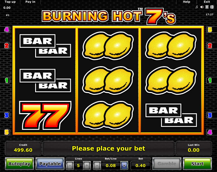 Burning Hot Sevens