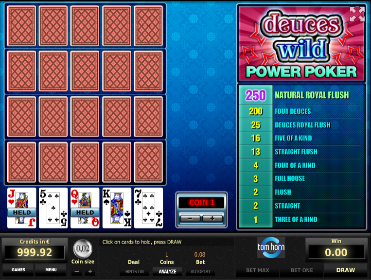 Deuces Wild 4H