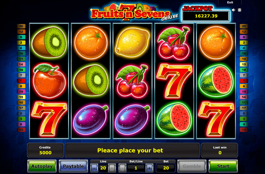 Fruits and Sevens Deluxe