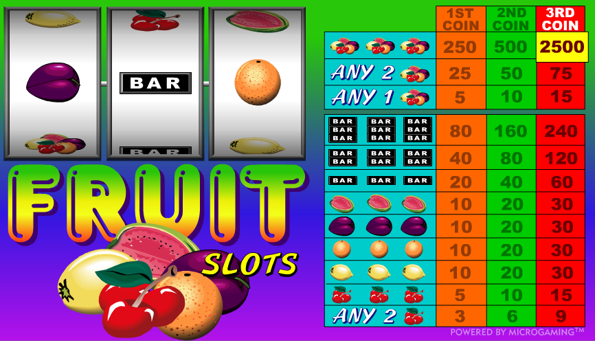 Fruit Slots Microgaming