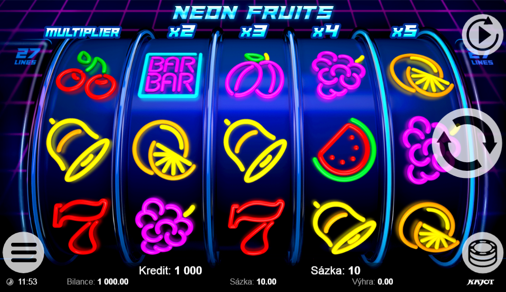 Neon Fruits