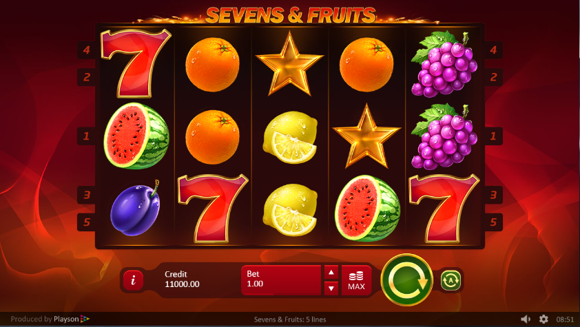 Sevens and Fruits