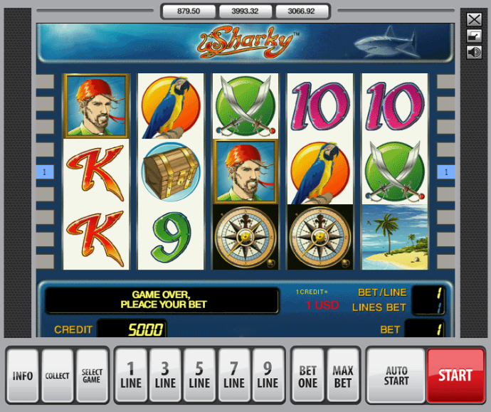 Sharky Novomatic Mobile