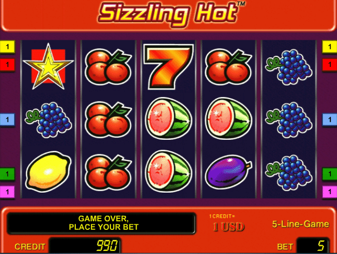 free slot sizzling hot