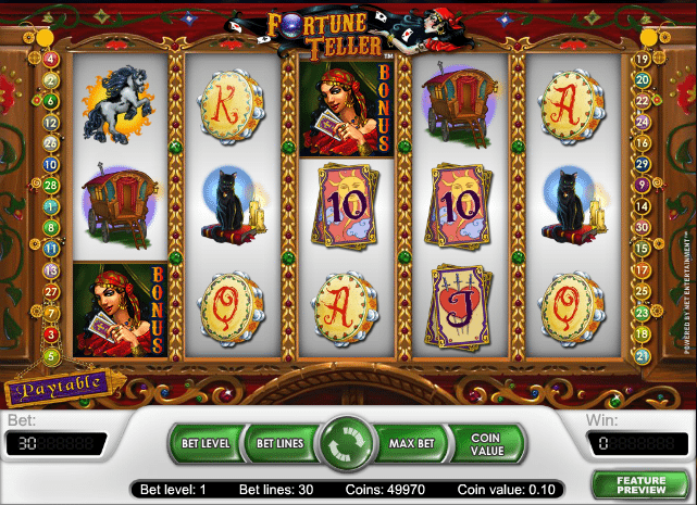 free fortune terller slot