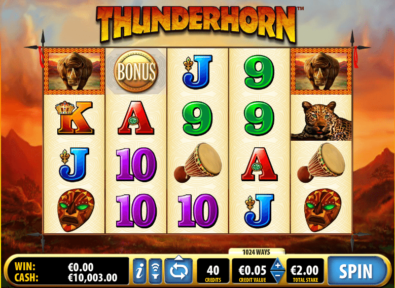 free slot thunderhorn online