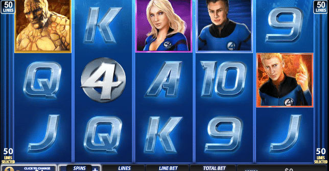 Fantastic four 50-lines free slot machine