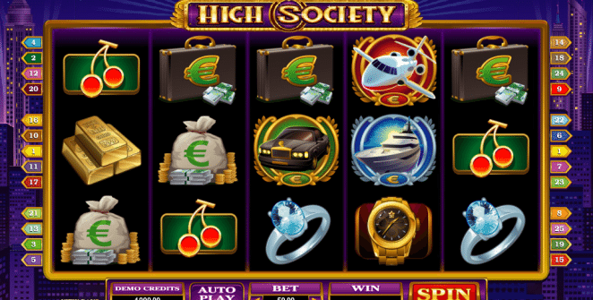 high society free slot online