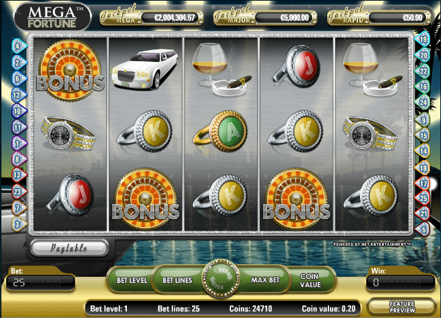 free slot machine mega fortune