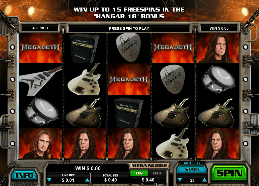 free online slot megadeth