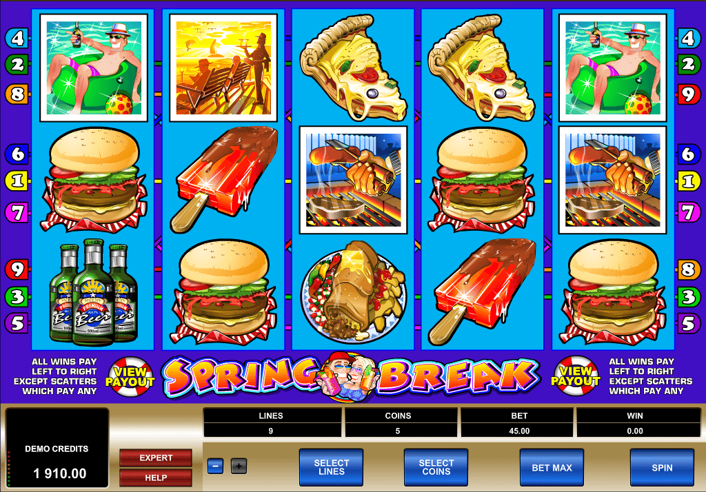 free spring break slot machine