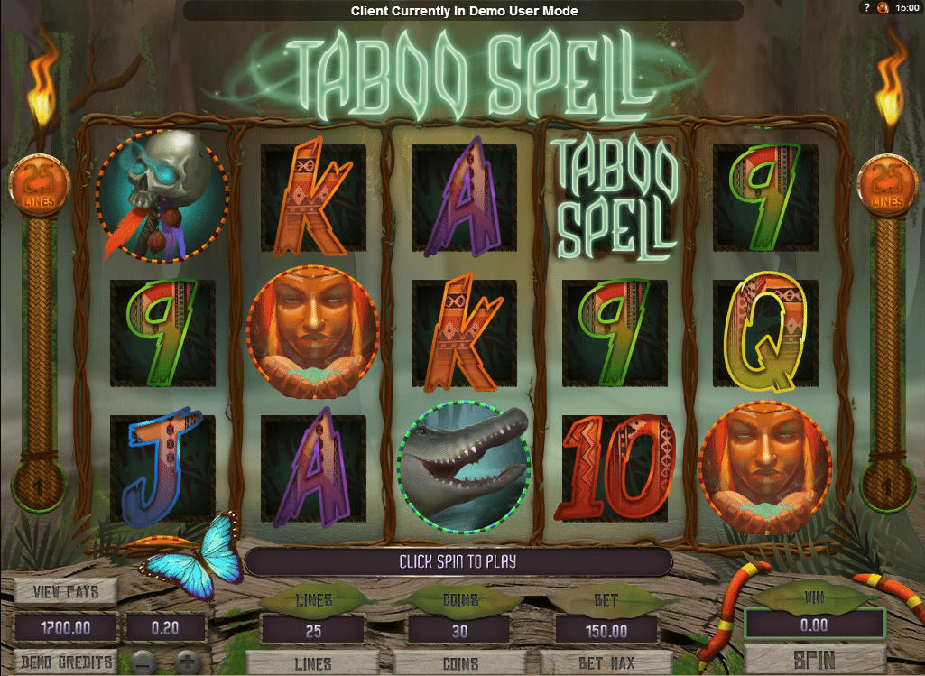 free slot taboo spell