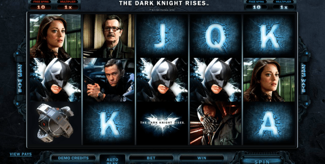 free slot the dark knight rises