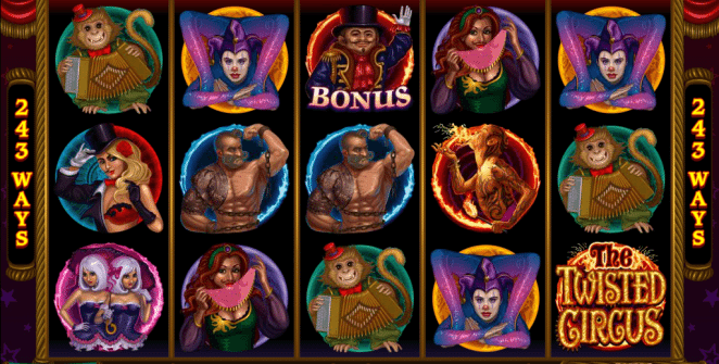 The Twisted Circus Free Slot Machine